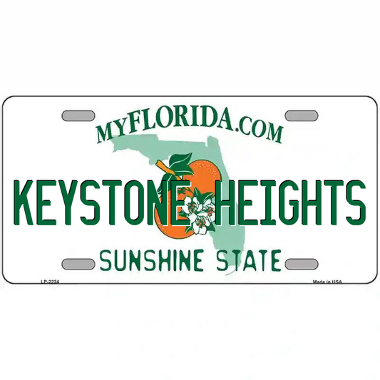 Keystone Heights Florida Metal Sign