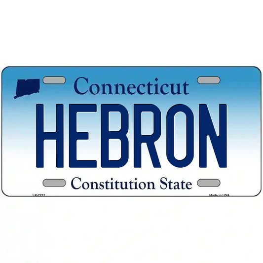 Hebron Connecticut Metal Sign