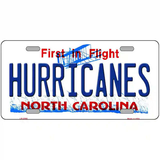 Hurricanes North Carolina Metal Sign