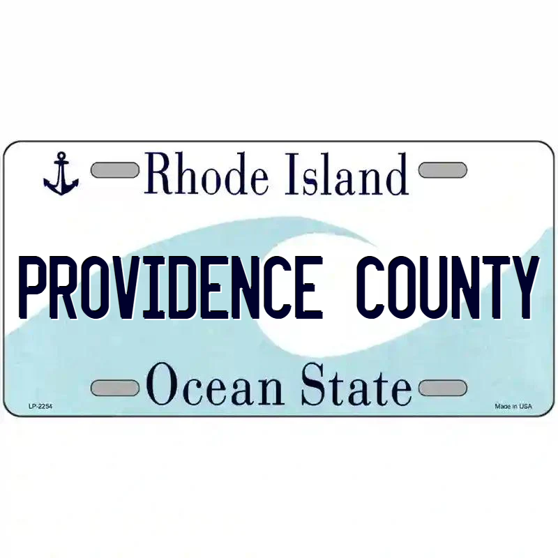 Providence County Rhode Island Metal Sign