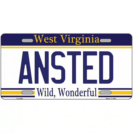 Ansted West Virginia Metal Sign