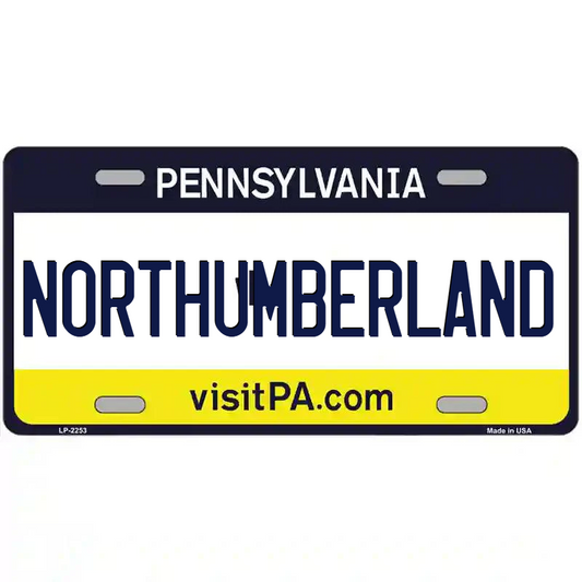 Northumberland Pennsylvania Metal Sign