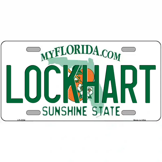 Lockhart Florida Metal Sign