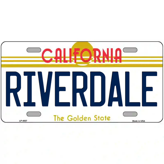 Riverdale California Metal Sign