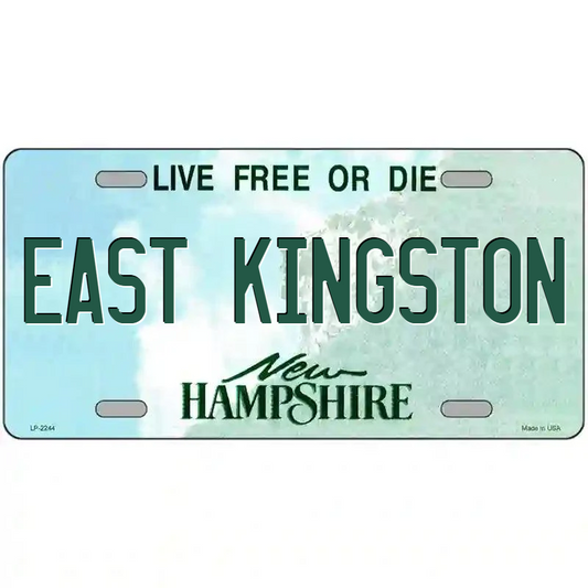 East Kingston New Hampshire Metal Sign
