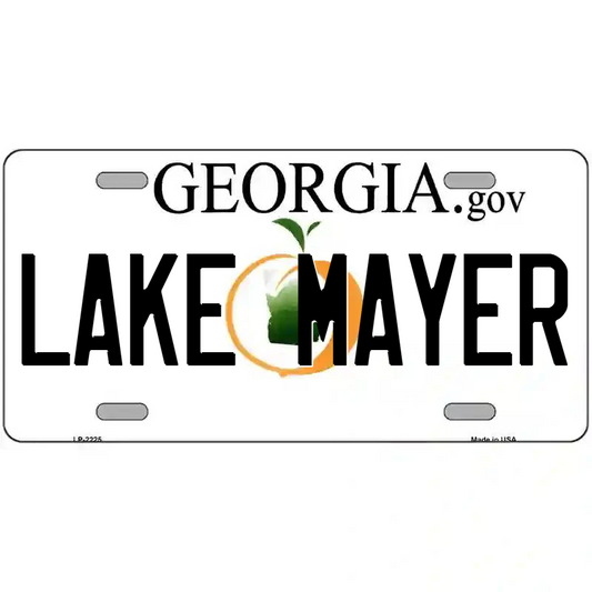 Lake Mayer Georgia Metal Sign