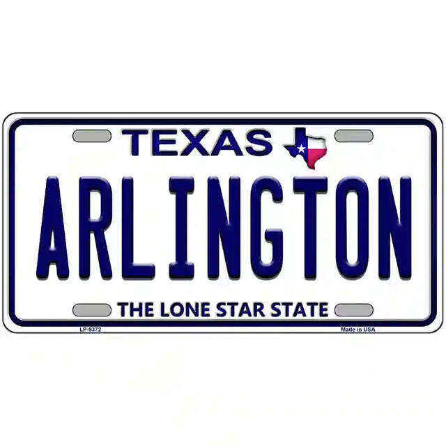 Arlington Texas Metal Sign