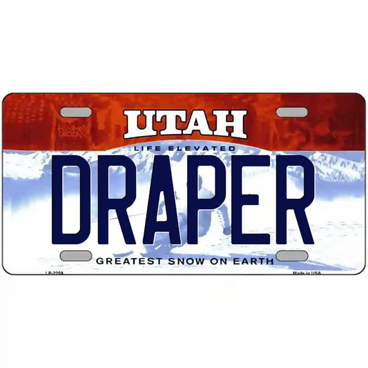 Draper Utah Metal Sign