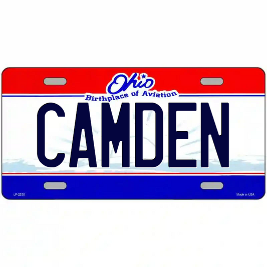 Camden Ohio Metal Sign