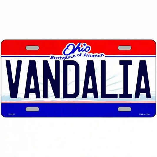 Vandalia Ohio Metal Sign