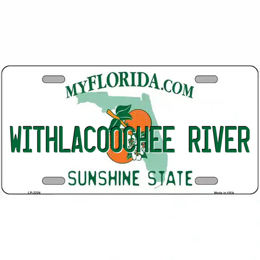 Withlacoochee River Florida Metal Sign