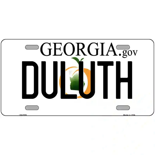 Duluth Georgia Metal Sign