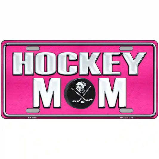 Hockey Mom Metal Sign