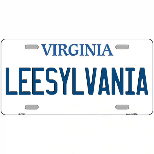 Leesylvania Virginia Metal Sign