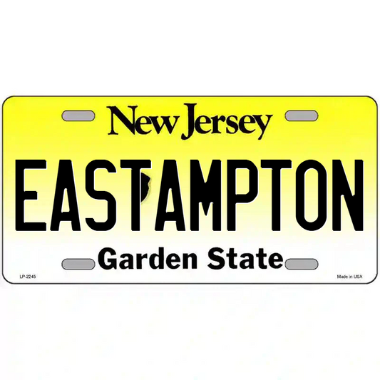 Eastampton New Jersey Metal Sign