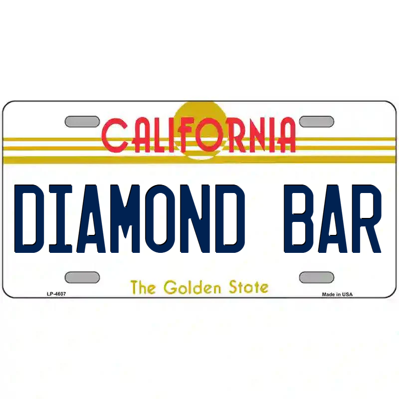 Diamond Bar California Metal Sign