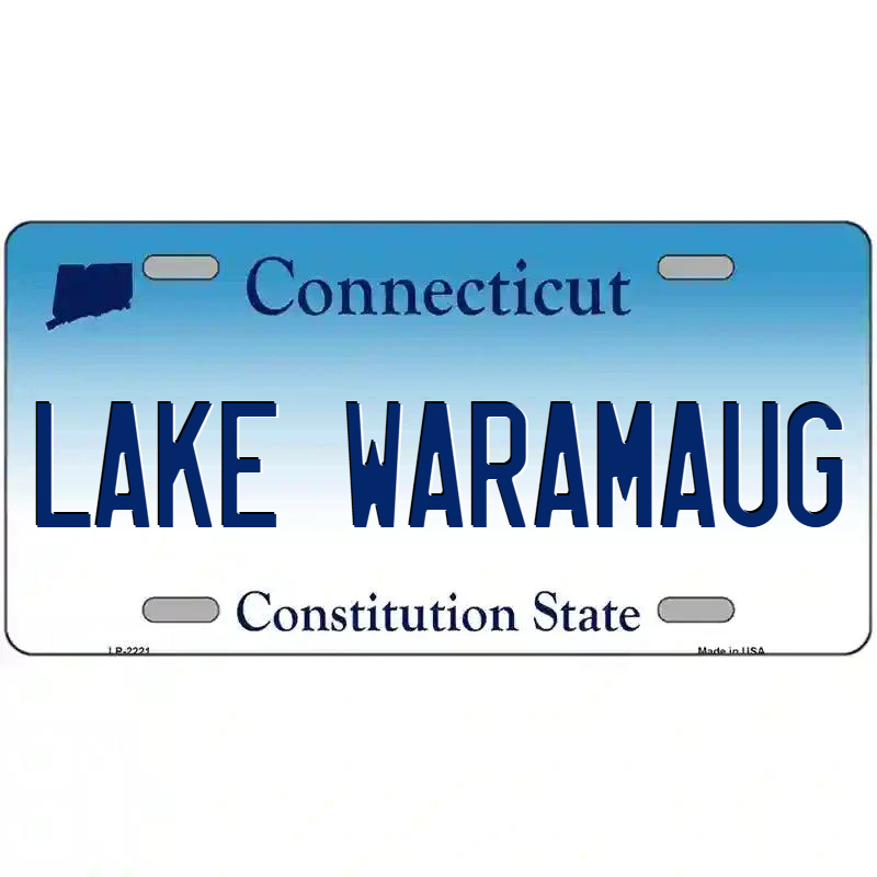 Lake Waramaug Connecticut Metal Sign