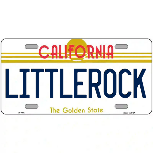 Littlerock California Metal Sign