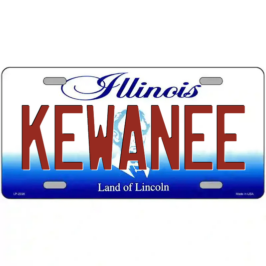 Kewanee Illinois Metal Sign