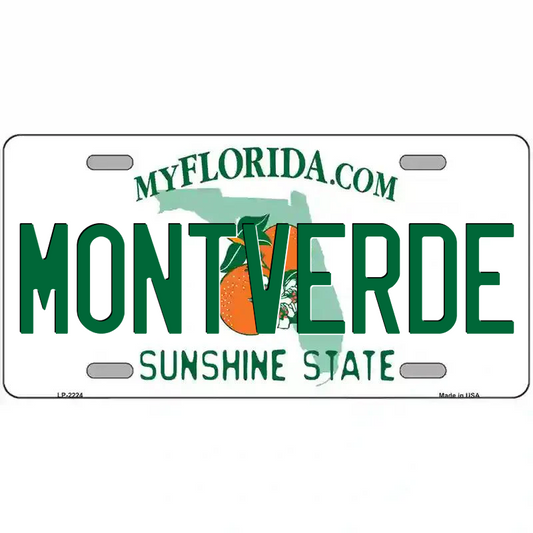 Montverde Florida Metal Sign