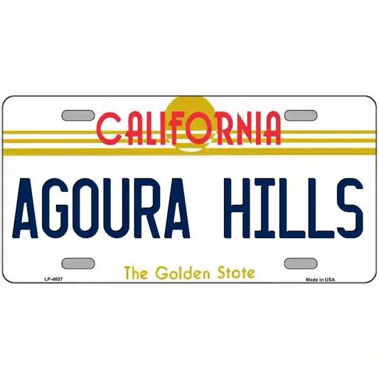 Agoura Hills California Metal Sign