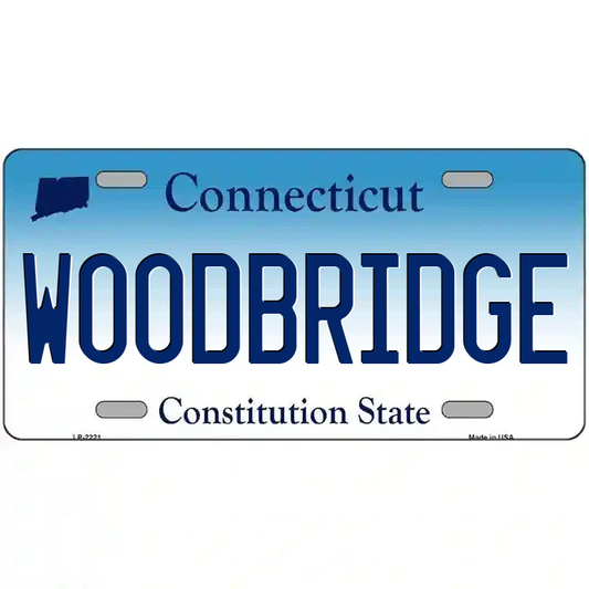 Woodbridge Connecticut Metal Sign