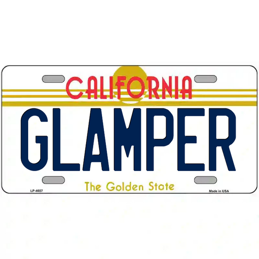 Glamper California Metal Sign