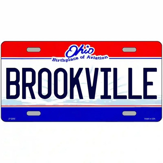Brookville Ohio Metal Sign