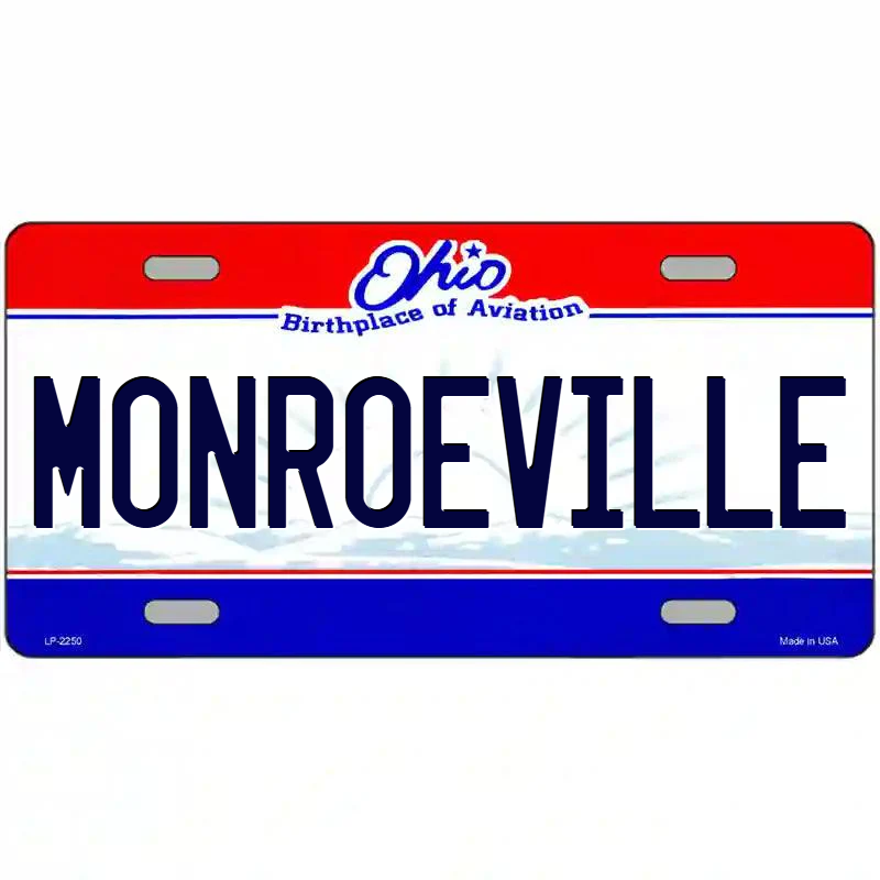 Monroeville Ohio Metal Sign