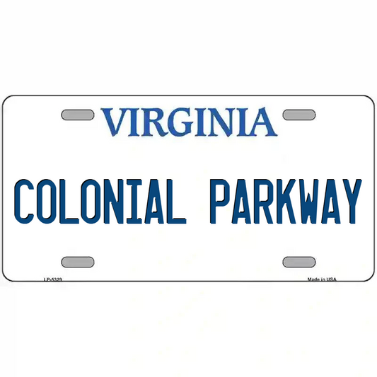 Colonial Parkway Virginia Metal Sign
