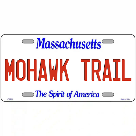 Mohawk Trail Massachusetts Metal Sign