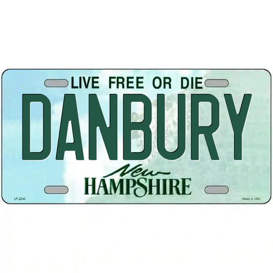 Danbury New Hampshire Metal Sign