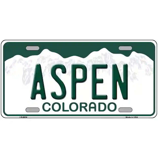 Aspen Colorado Metal Sign