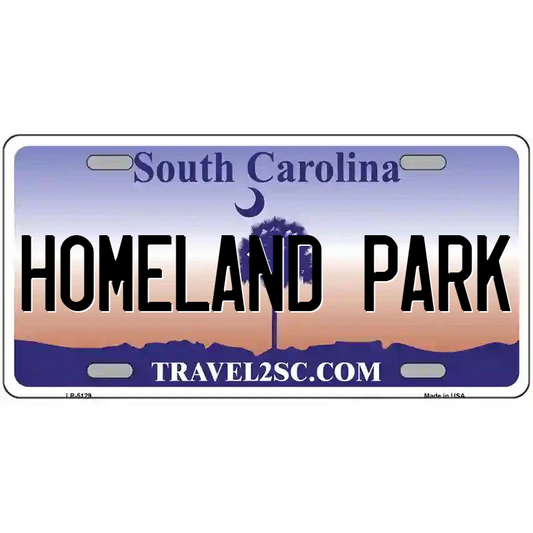 Homeland Park South Carolina Metal Sign