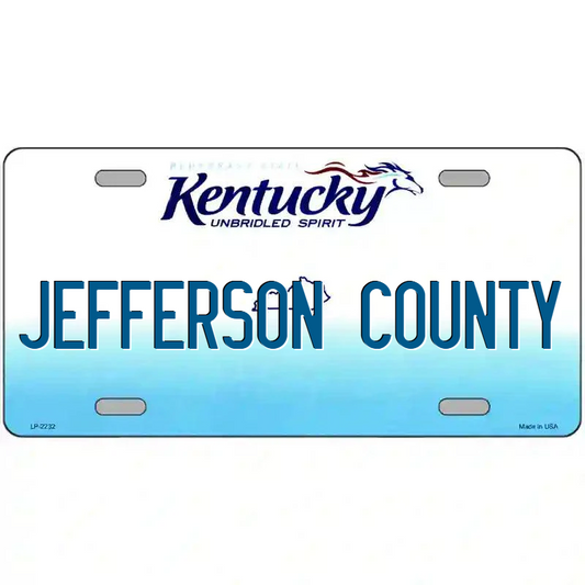 Jefferson County Kentucky Metal Sign