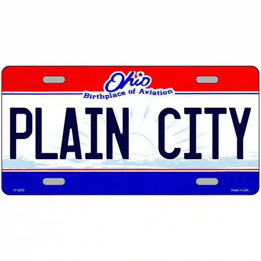 Plain City Ohio Metal Sign