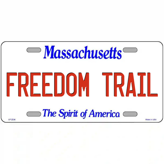 Freedom Trail Massachusetts Metal Sign