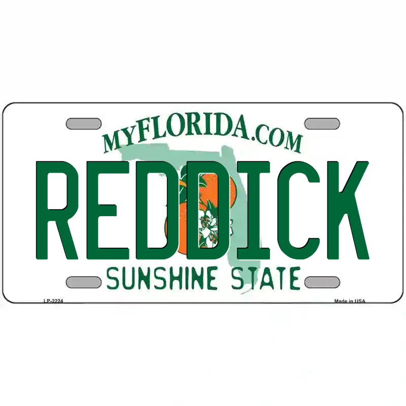 Reddick Florida Metal Sign