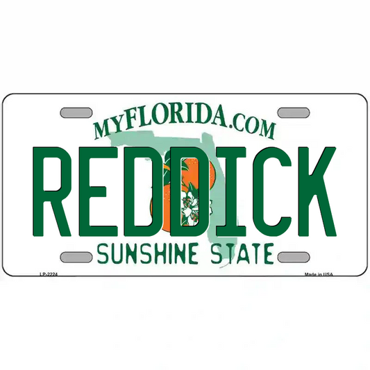 Reddick Florida Metal Sign
