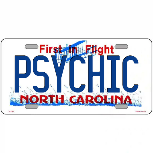 Psychic North Carolina Metal Sign