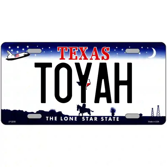 Toyah Texas Metal Sign