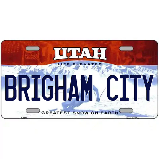 Brigham City Utah Metal Sign