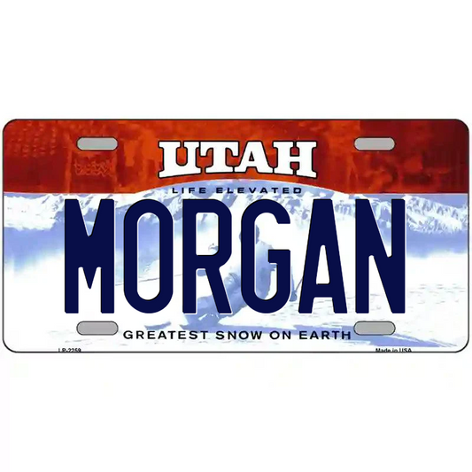 Morgan Utah Metal Sign