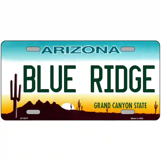 Blue Ridge Arizona Metal Sign