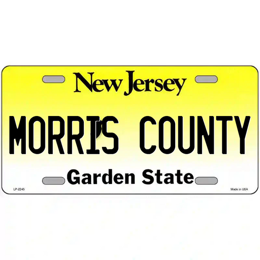 Morris County New Jersey Metal Sign