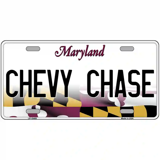 Chevy Chase Maryland Metal Sign