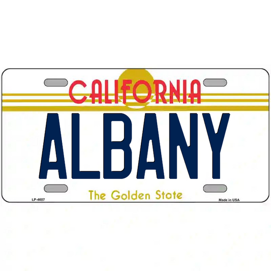 Albany California Metal Sign