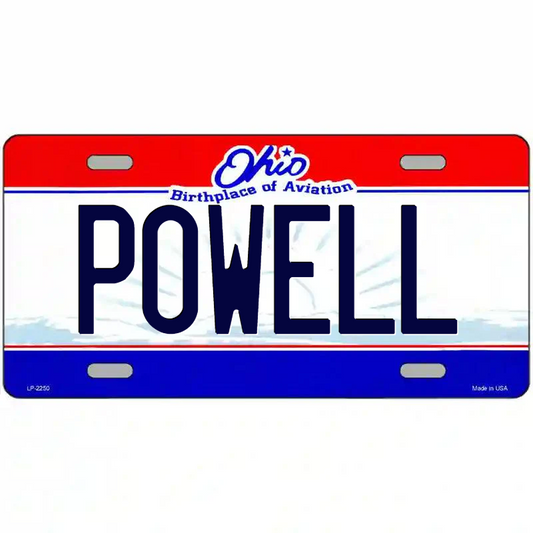 Powell Ohio Metal Sign