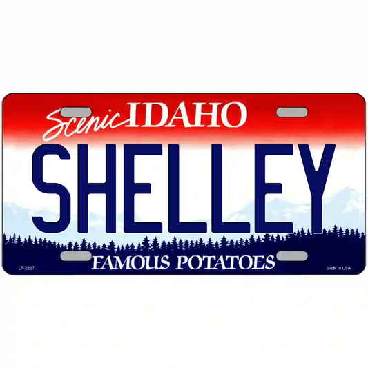 Shelley Idaho Metal Sign