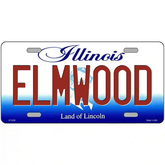 Elmwood Illinois Metal Sign